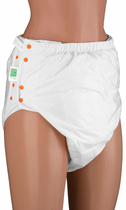 Подгузник трикотажный для взрослого Эко Пупс Natural Touch Premium L(3) 90-150 см с вкладкой Abso Maxi (белый) (2100033770043)