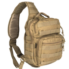 Рюкзак тактичний Mil-Tec Assault Pack Small One Strap Beige - зображення 1