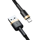 Дата кабель Baseus Cafule USB to Lightning 1.5A (2m) (CALKLF-C) Золотий / Чорний