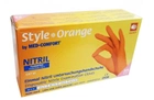 Перчатки нитриловые XS оранжевые Ampri STYLE ORANGE неопудренные 100 шт - изображение 4