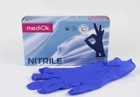 Рукавички нітрилові L фіолетові Mediok неопудрені 100 шт - зображення 3