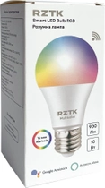 Розумна лампа RZTK Smart LED Bulb RGB (SB10W-900) - зображення 15