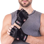 Тактичні рукавички шкіряні без пальців SB-161552 L - зображення 6