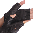 Тактические перчатки без пальцев кожаные MATSA SPORT WorkOut BC-0004 M - изображение 3