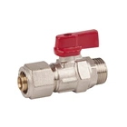 Кран кульовий для М/П труб 3/4н х 20 SD FORTE SF262W20