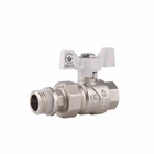 Кран Американка с антипротечкой прямой 1 SD FORTE SF222W25