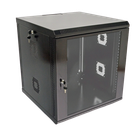 Шафа серверна настінна CMS 19" 12U 640х600х600мм (В*Ш*Г) розбірний чорний UA-MGSWA126B