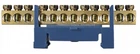 Шина нулевая 12 отверстий BC-512 6х9 на ДИН-рейку АСКО-УКРЕМ