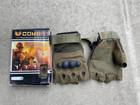 Тактические безпалые перчатки COMBAT, перчатки штурмовые, размер XL, цвет хаки - изображение 5