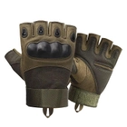 Тактичні рукавички COMBAT, рукавички штурмові, розмір М, колір хакі - зображення 6