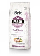 Сухой корм Brit Fresh Healthy Growth для щенков и юниоров с курицей и картофелем