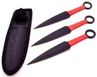 Ножи метательные (кунаи) Red Target комплект 3 в 1 - изображение 1