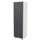 Кухонный пенал Roko Руна 60х56х213.2 см Серый Пепел (П 60)