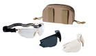 Тактические очки Bolle Tactical COMBAT Tan COMBKITS комплект - изображение 1