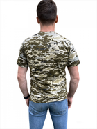 Футболка Пиксель ЗСУ , летняя военная футболка мужская , тактическая футболка военнослужащих всу . Размер XL (52) - изображение 4