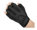 Тактичні рукавички без пальців, штурмові, розмір М, колір чорний - зображення 3