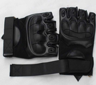 Перчатки тактические без пальцев (705156378-1) Черный M - изображение 3