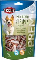 Лакомство для собак Trixie 31534 Premio Chicken and Pollock Stripes палочки курица/рыба 75 г (4011905315348)