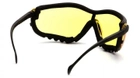 Балістичні окуляри тактичні з ущільнювачем Pyramex V2G Anti-Fog, жовті (2В2Г-30) - зображення 4