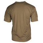 Тактическая потоотводящая футболка Mil-tec Coolmax цвет койот размер 3XL (11081019_3XL) - изображение 3