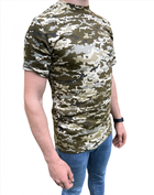 Футболка Пиксель ЗСУ , летняя военная футболка мужская , тактическая футболка военнослужащих всу . Размер 5XL (60) - изображение 2