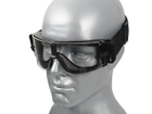 Тактические очки панорамные вентилируемые (набор из 3 линз) Черные - изображение 3