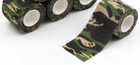 Маскировочная (защитная)лента тактическая камуфляжная для охоты/оружие (616130172-1) Черно-Зеленая - изображение 3