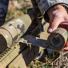 Маскировочная (защитная)лента тактическая камуфляжная для охоты/оружие (616130172-1) Черно-Зеленая - изображение 9