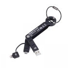 Брелок-адаптер USB/micro USB чорний Німеччина 410453