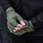 Тактические перчатки Олива M - изображение 5