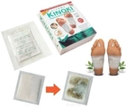 Пластир для ніг детокс Kiyome Kinoki для виведення токсинів та очищення організму 10 шт/упаковка Білий KA 1019 - зображення 7