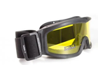 Защитные тактические маска очки Global Vision Ballistech-3 (yellow) Anti-Fog - изображение 3