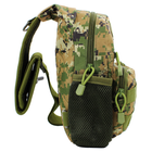 Рюкзак тактический на одно плечо AOKALI Outdoor A14 2L Camouflage Green - изображение 5