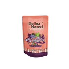 Вологий корм для кішок Dolina Noteci Superfood з телятиною, лобстерами та креветками 85 г