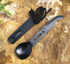 Мини нож с ложкой, вилкой, свистком CRKT Eat'N Tool - изображение 3