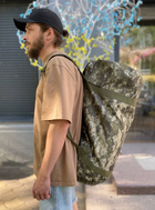 Тактический баул рюкзак Colo 90 л Пиксель - изображение 2