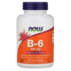 Витамины NOW Vitamin B-6 100 mg 250 вег капсул