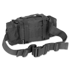 Тактична Сумка на Пояс Mil-Tec Fanny Pack 340 x 160 x 80 мм Чорний (13510001) - зображення 2