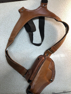 Оперативная наплечная кобура скрытого ношения коричневая - изображение 5