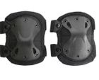 Комплект захисту тактичної наколінники, налокітники MHZ F001, чорний - зображення 5