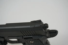 Страйкбольний спрінговий пістолет Galaxy Colt 1911PD з глушником та лазерним прицілом на кульках BB 6 мм металевий - зображення 5