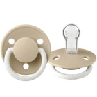 Пустушка силіконова BIBS De Lux Silicone Vanilla GLOW 0-36 міс.