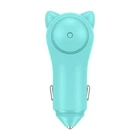 АЗУ Baseus Adorkable Cute Cat 2USB 3A, Green (CCALL-DM06)