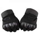 Тактические Перчатки Oakley Tactical Gloves PRO беспалые черные размер M - изображение 3