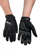 Тактичні рукавички повнопалі Механікс військові рукавички Mechanics чорний розмір XL 1 пара - зображення 1