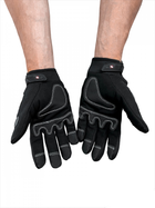 Тактические перчатки полнопалые Механикс военные перчатки Mechanics черный размер L 1 пара - изображение 3