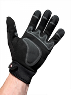 Тактичні рукавички повнопалі Механікс військові рукавички Mechanics чорний розмір XL 1 пара - зображення 4