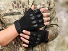 Перчатки тактические Oakley беспалые армейские Black XL - изображение 2