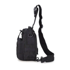 Тактическая военная сумка рюкзак OXFORD 600D черная - изображение 3