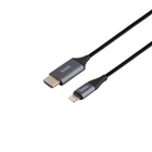 Перехідник Hoco UA15 Lightning to HDMI 2m Колір Сірий
